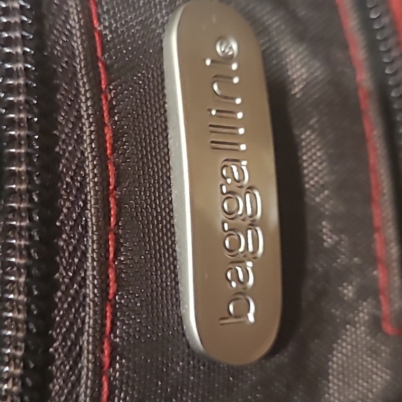 Baggallini bag purse crossbody canyon brown with red - Picture 2 of 6